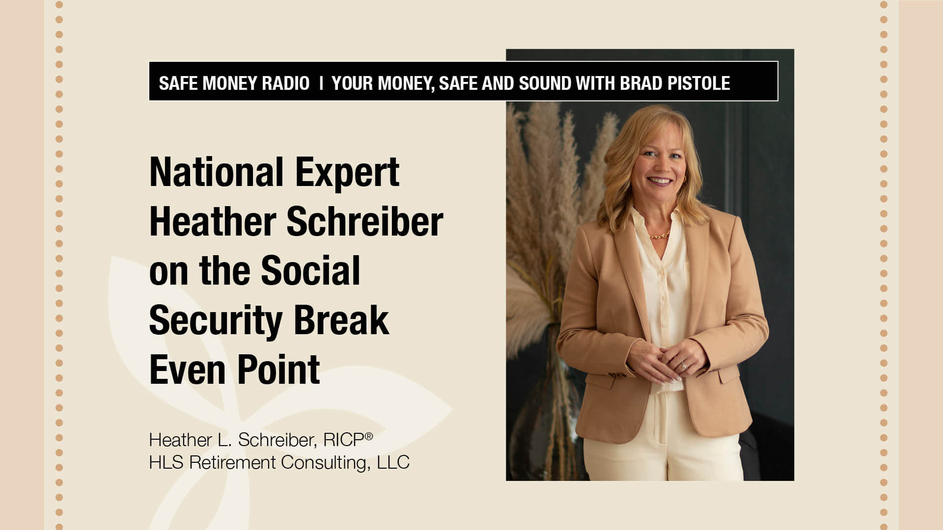 social security break even point video thumbnail